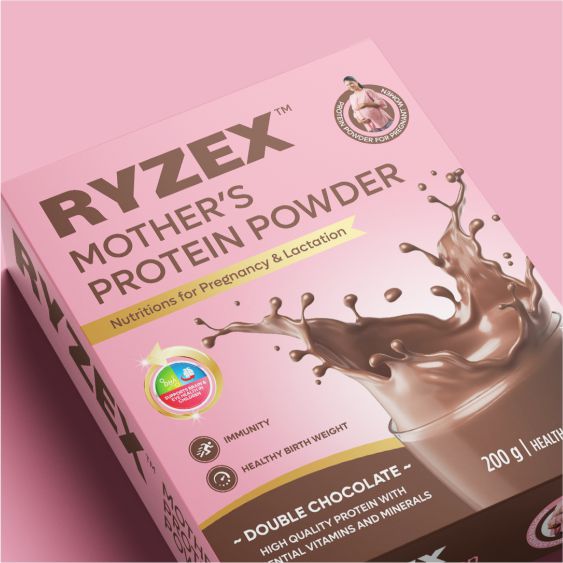 Ryzex Protein Powder Packaging Design