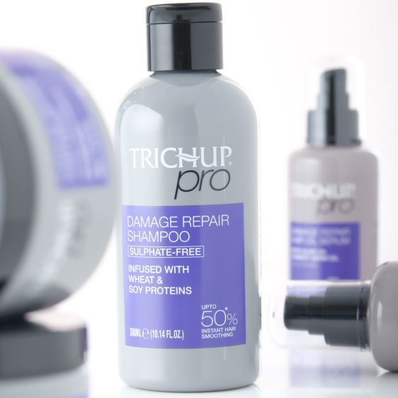 Logo, Packaging Design & Inhouse Photography for Trichup Pro