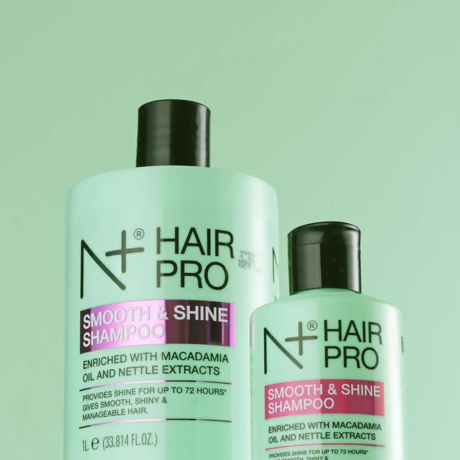 Logo, Packaging Design & Inhouse Photography for N+ Hair Pro